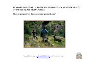 Bilan et perspectives du programme pastoraLoup - Ferus