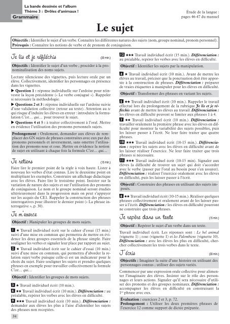 guide pÃ©dagogique FranÃ§ais Caribou CE2 - Apprendre... Autrement!