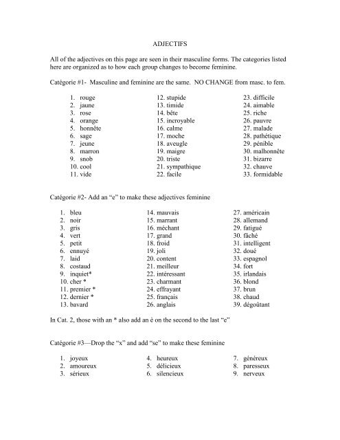 Adjectifs list.pdf