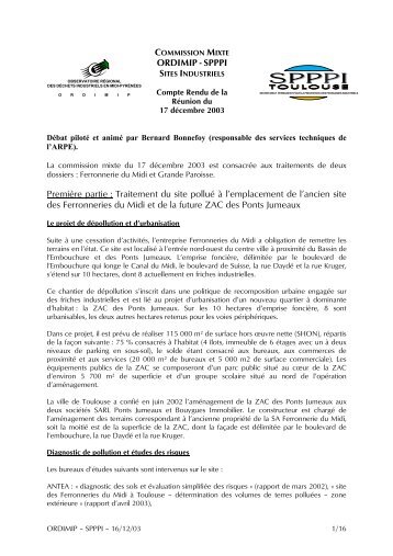 Compte-rendu de la rÃ©union - Observatoire RÃ©gional Des DÃ©chets ...