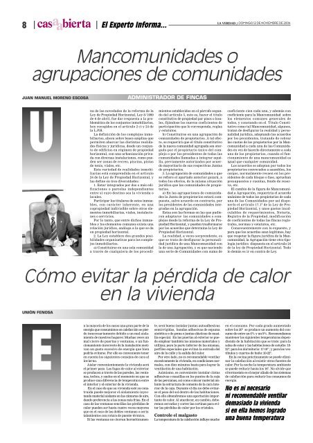 El boom de precios acabarÃ¡ en el 2007 - laverdad.es