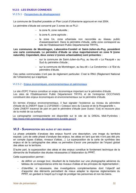 Note de prÃ©sentation POA - DREAL Midi-PyrÃ©nÃ©es