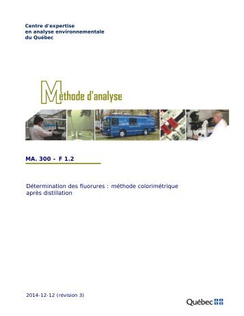 MA. 300 - F 1.2 - Centre d'expertise en analyse environnementale ...