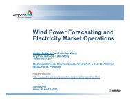 Wind Power Forecasting and Electricity Market Operations