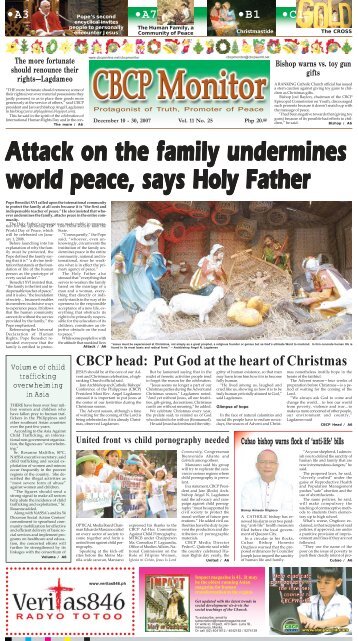 vol11-n25 B.pmd - CBCP Online |  Official Website of the CBCP
