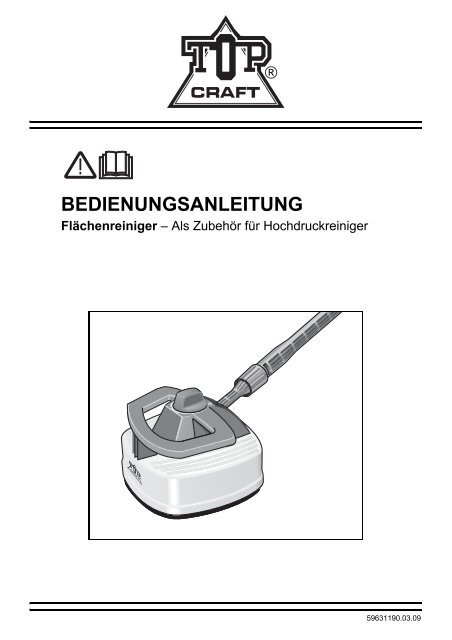 BEDIENUNGSANLEITUNG - cleanerworld GmbH