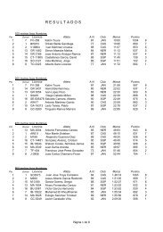 Estudio posible resultado 2ª Jornada División de Honor 2010