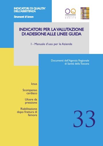 indicatori per la valutazione di adesione alle linee guida - Sistema ...