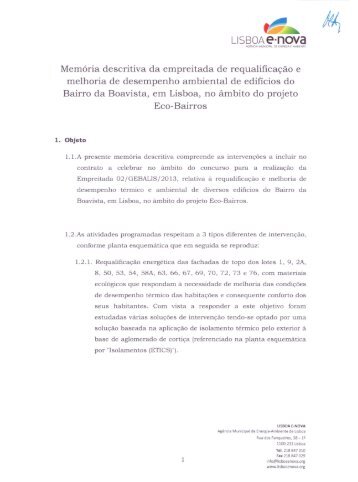 Anexo2 a) MemÃ³ria Descritiva - Programa Local de HabitaÃ§Ã£o