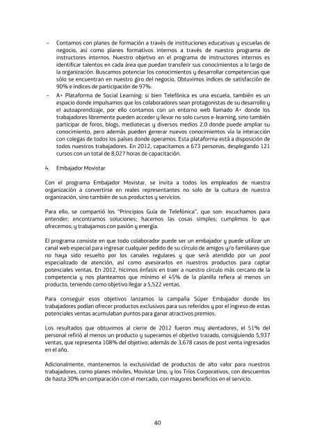 Memoria Anual 2012 Telefónica del Perú S.A.A. - Bolsa de Valores ...