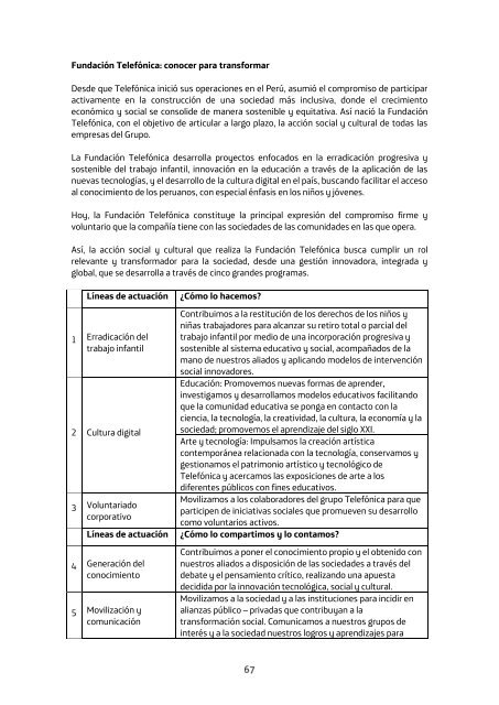 Memoria Anual 2012 Telefónica del Perú S.A.A. - Bolsa de Valores ...