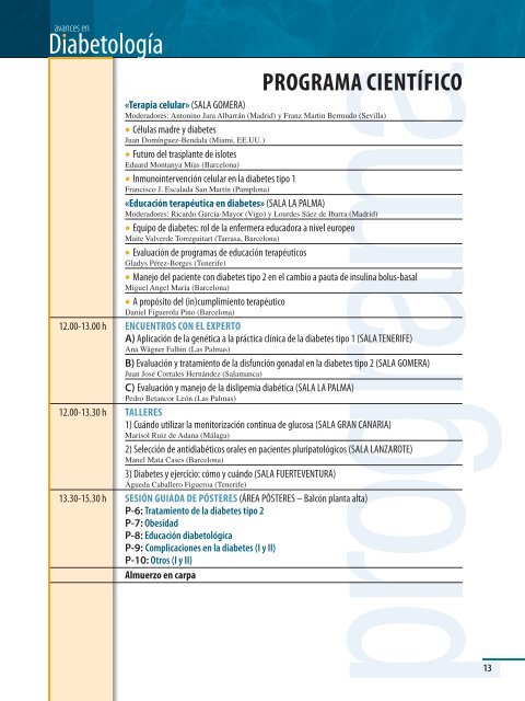 XX Congreso de la Sociedad EspaÃ±ola de Diabetes