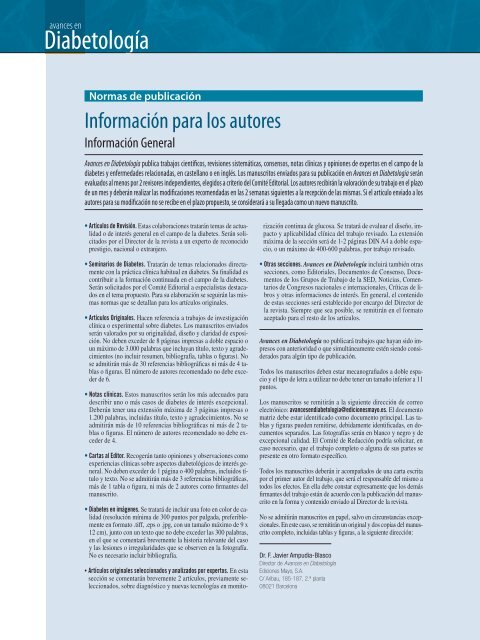 00A PORT Y LOMO AVA.indd - Sociedad EspaÃ±ola de Diabetes