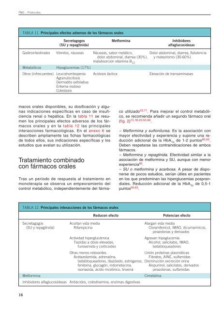 Protocolo diabetes mellitus tipo 2 - Sociedad EspaÃ±ola de Diabetes