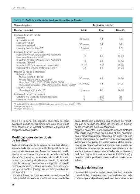 Protocolo diabetes mellitus tipo 2 - Sociedad EspaÃ±ola de Diabetes