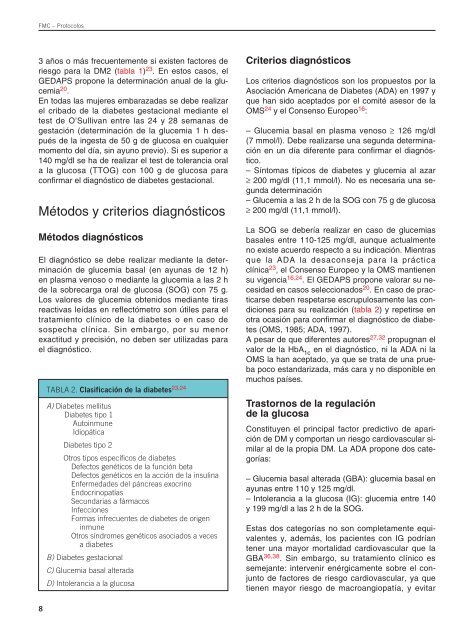 Protocolo diabetes mellitus tipo 2 - Sociedad EspaÃ±ola de Diabetes