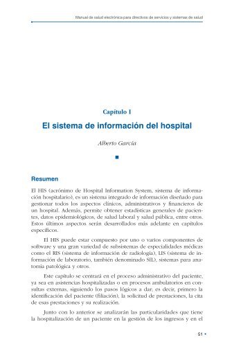 El sistema de informaciÃ³n del hospital r - Sociedad EspaÃ±ola de ...