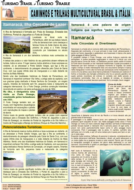 Revista_17_março_2011 - Revista Multicultural Brasil & Italia