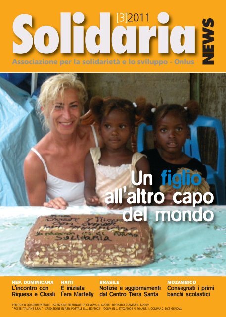 Capo Donne Semi Umane.Un Figlio All Altro Capo Del Mondo Solidaria