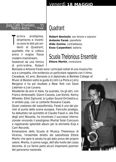 Scarica il quaderno - Vicenza Jazz