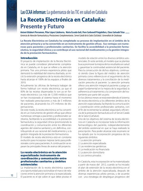 I+S_97 web.pdf - Sociedad EspaÃ±ola de InformÃ¡tica de la Salud