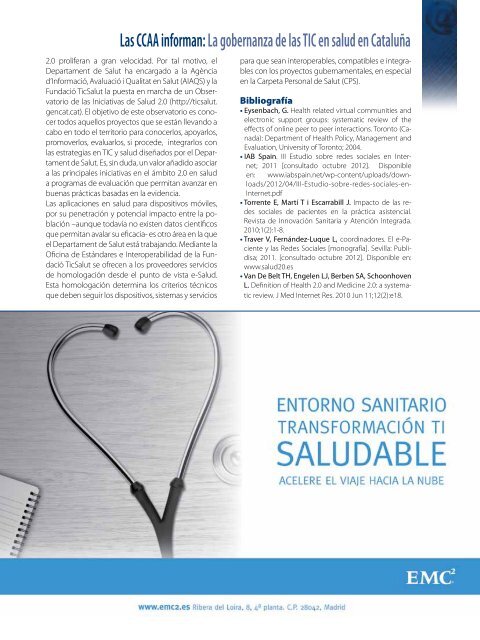 I+S_97 web.pdf - Sociedad EspaÃ±ola de InformÃ¡tica de la Salud