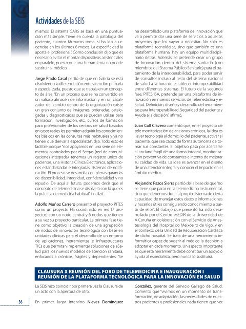 I+S_97 web.pdf - Sociedad EspaÃ±ola de InformÃ¡tica de la Salud