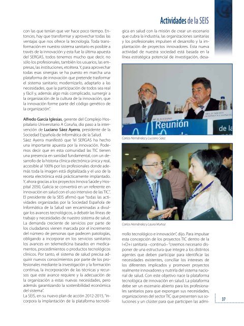 I+S_97 web.pdf - Sociedad EspaÃ±ola de InformÃ¡tica de la Salud