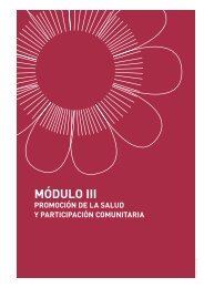 MÃDULO III PromociÃ³n de la salud y ParticipaciÃ³n comunitaria