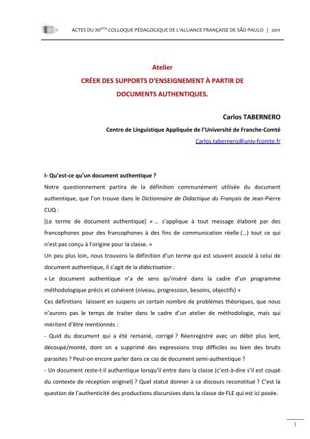 Atelier Cra Er Des Supports D Enseignement A Partir De
