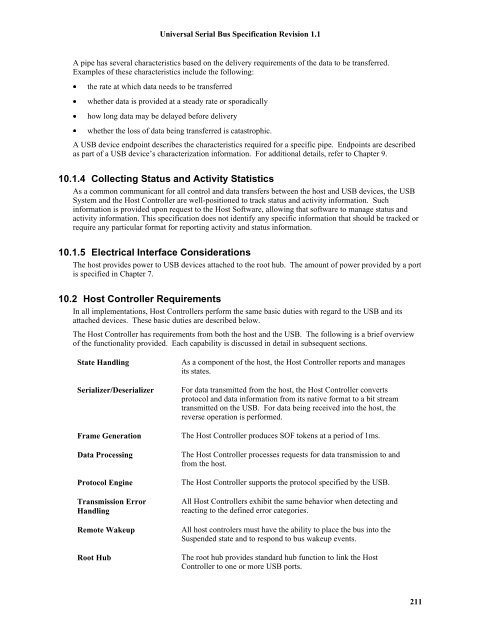 Universal Serial Bus In Embedded System 210 Universal