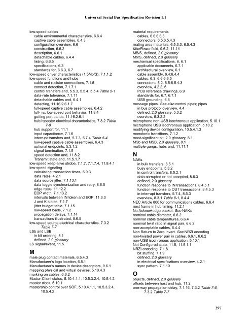 Universal Serial Bus In Embedded System IRPs (continued) timing,