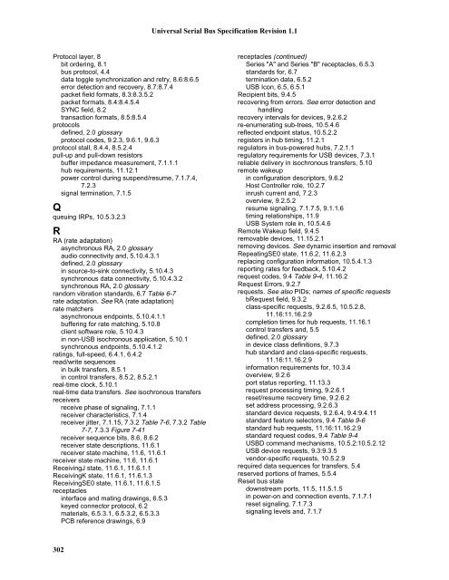 Universal Serial Bus In Embedded System Protocol layer, 8 bit ord