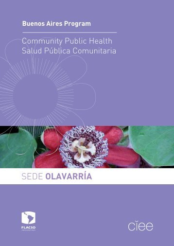 SEDE OLAVARRÃA - Programa de Salud PÃºblica y Comunitaria ...