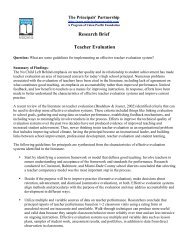 Research Brief Teacher Evaluation