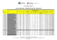 Lista de OrdenaÃ§Ã£o â Resultados Grupo 500 - MatemÃ¡tica