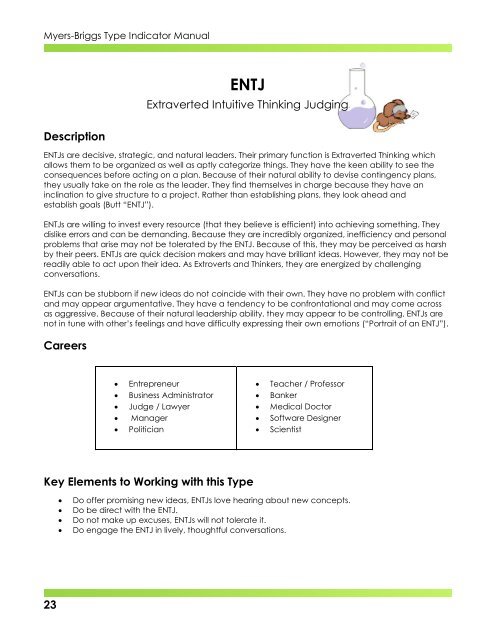 Myers-Briggs Type Indicat