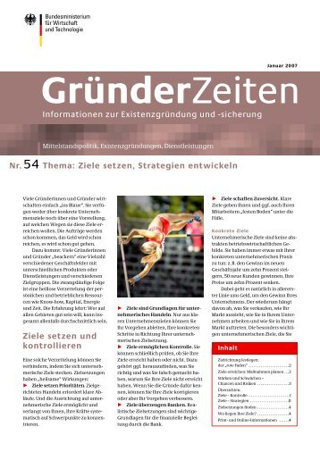 geht es zu den GrÃ¼nderzeiten Nr. 54 - SL Marketing & Management