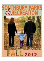 Parks and Recreation Fall Brochure 2012 - Town of Southbury ...