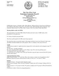 CUNY-MSK Task Force Meeting Minutes - Community Board 8