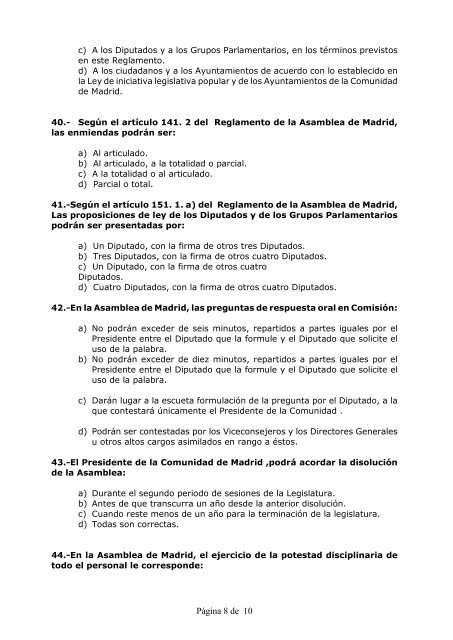 Modelo C - Asamblea de Madrid