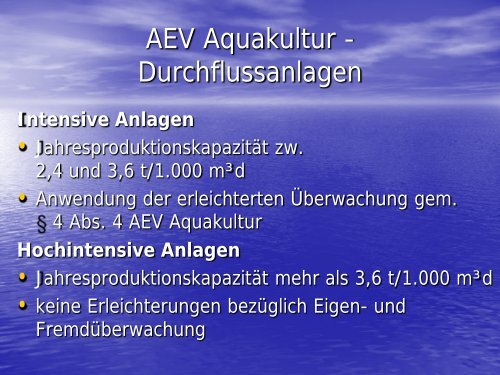 Leitlinien fÃ¼r die Errichtung von Aquakulturan-lagen/Fischteichanlagen