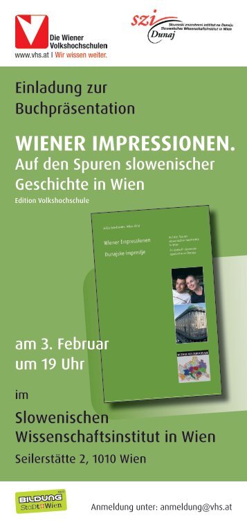 Wiener impressionen. - SZI Dunaj