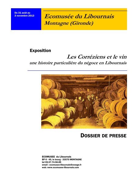 EcomusÃ©e du Libournais - Club de la Presse de Bordeaux