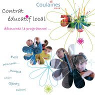 Contrat Ã©ducatif local - Ville de Coulaines