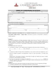 termo de compromisso de estÃ¡gio - Universidade Candido Mendes ...