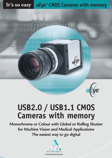 USB2.0 / USB1.1 CMOS Cameras with memory