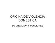 OFICINA DE VIOLENCIA DOMESTICA