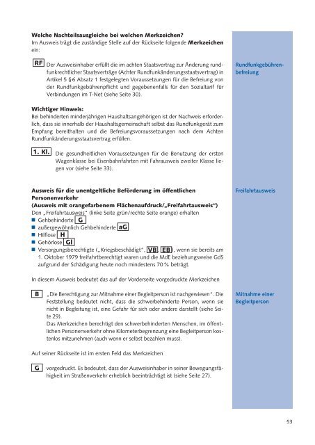 Behinderung und Ausweis