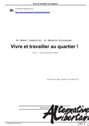 Vivre et travailler au quartier ! - Expression 93